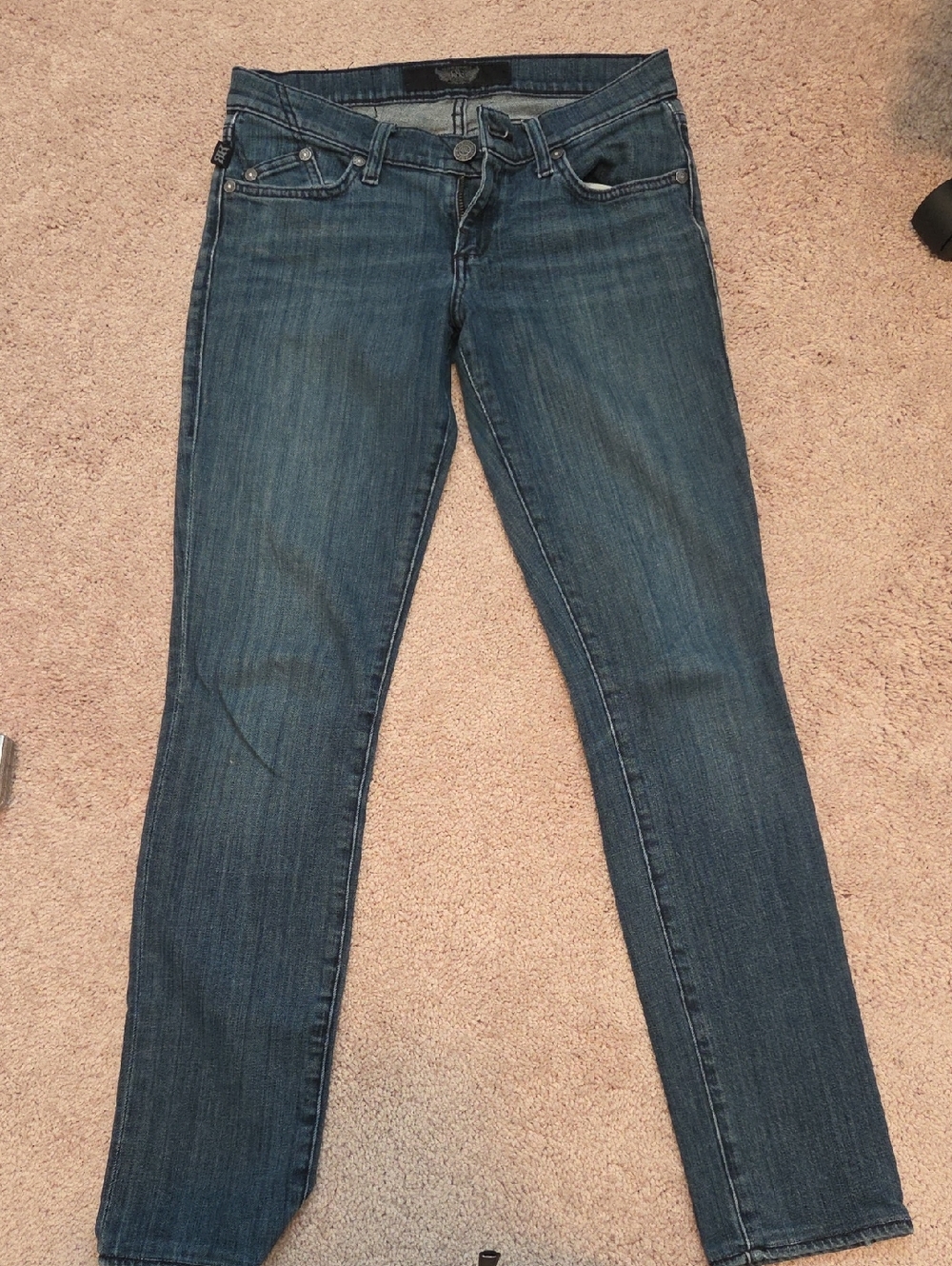 Rock & Republic Women's Dark Blue Skinny Jeans